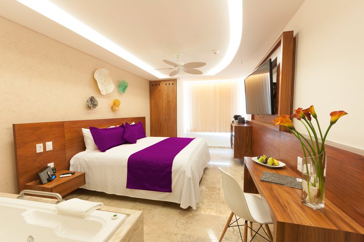 Img - Suite de lujo con bañera de hidromasaje