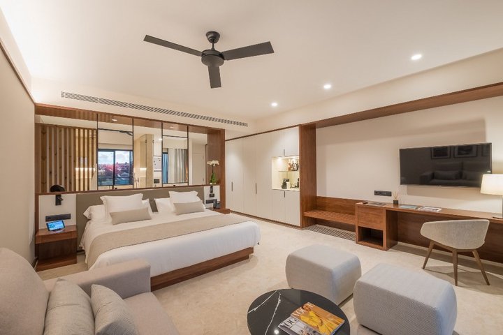 Img - Premium king vista al jardín