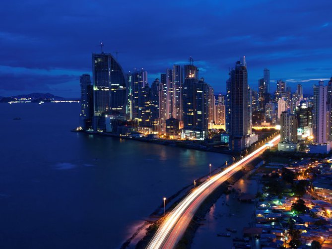 Ciudad de Panamá de Noche