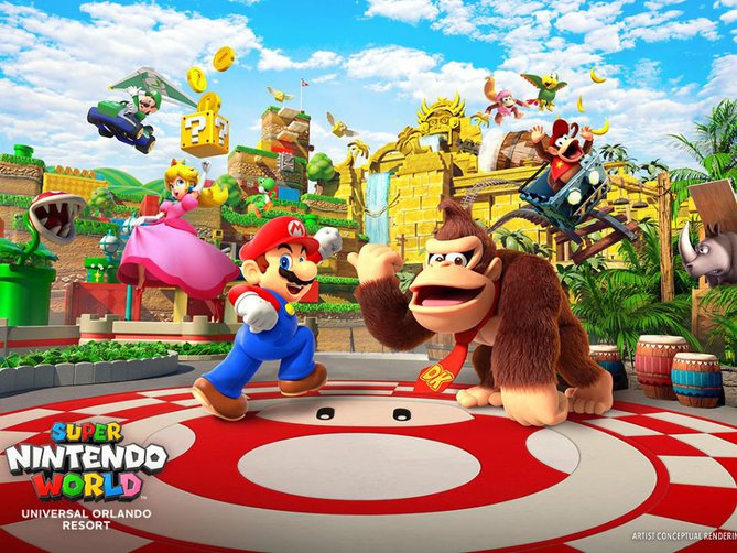 El nuevo parque albergara SUPER NINTENDO WORLD™