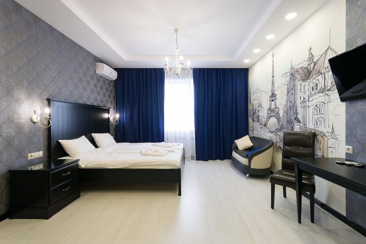 Img - Apartamento Deluxe, 1 cama de matrimonio grande, cocina