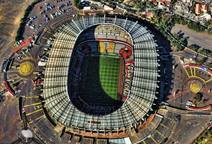 Estadio Azteca sede de dos copas mundiales