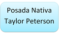 ? HotelDetail_LogoAlt Posada Nativa Taylor Peterson logo