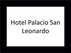 ? HotelDetail_LogoAlt Hotel Palacio San Leonardo logo