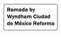 ? HotelDetail_LogoAlt Ramada by Wyndham Ciudad de Mexico Reforma logo